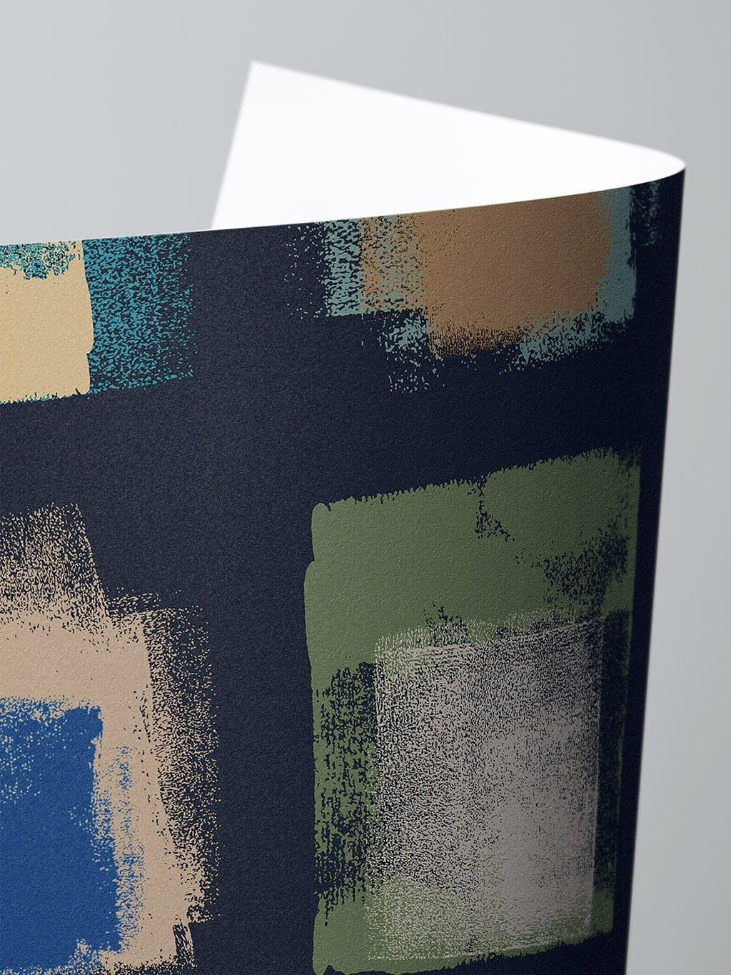 Jupiter10 painterly mid-century modern wallpaper Albers I