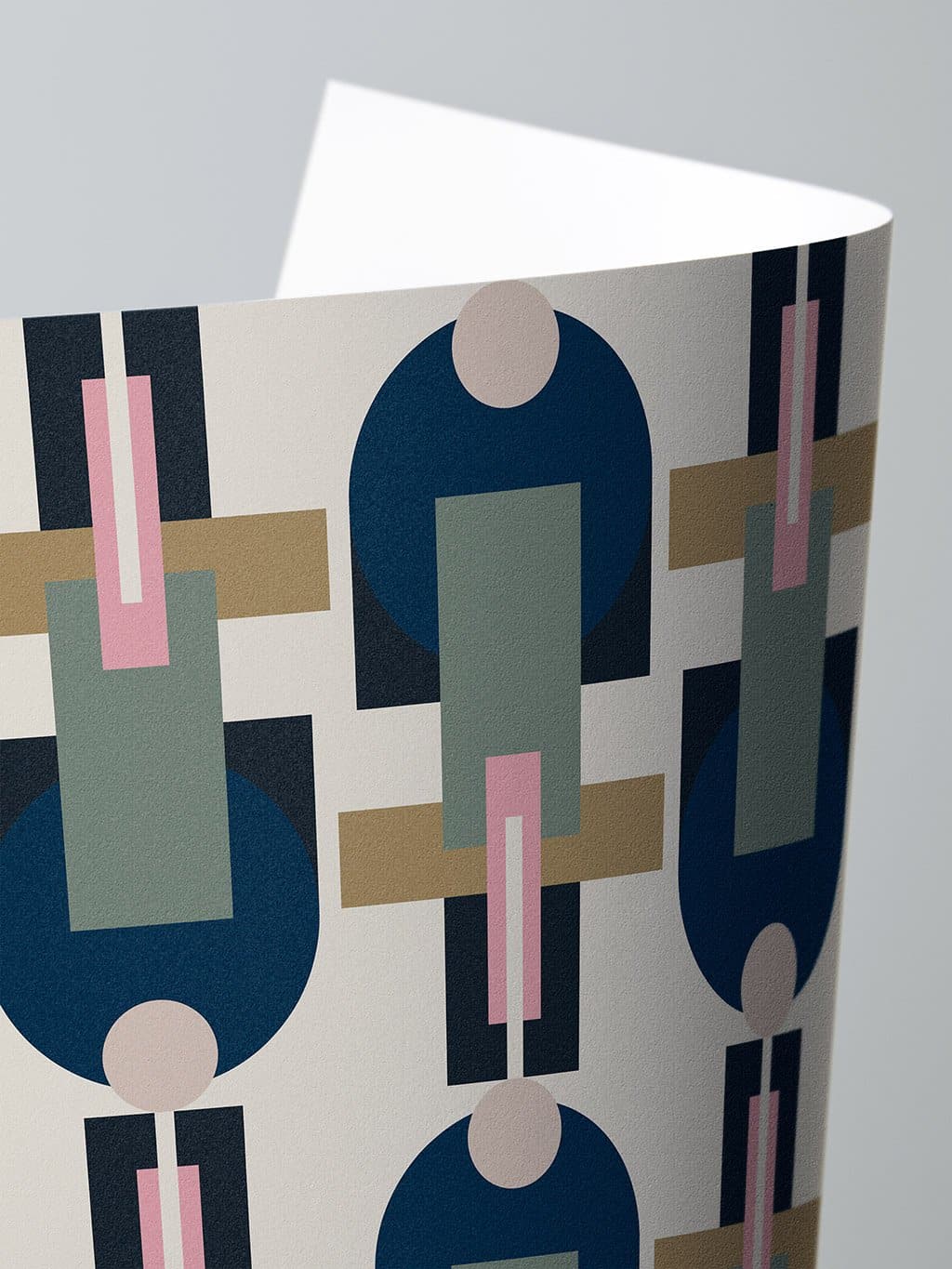 Jupiter10 geometric mid-century modern wallpaper Amsterdam