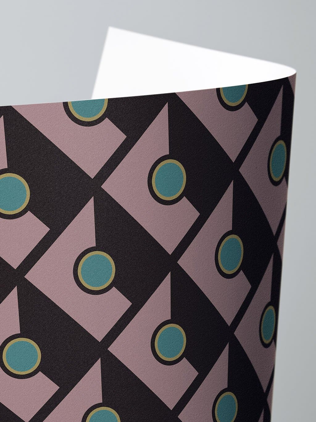 Jupiter10 geometric mid-century modern wallpaper Bucharest