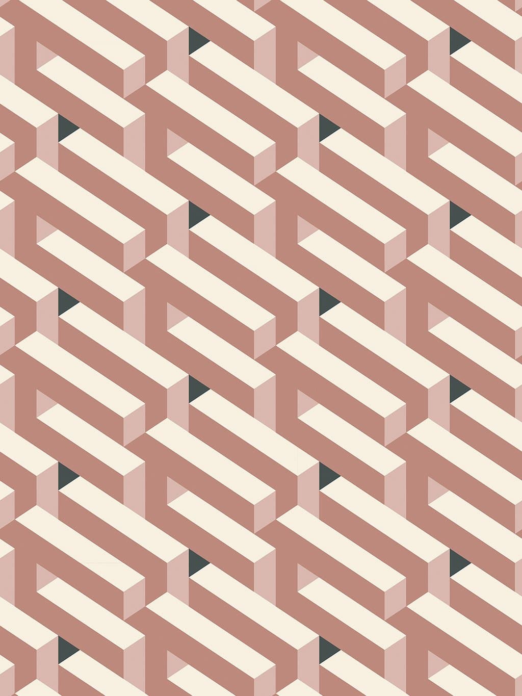 Jupiter10 geometric mid-century modern wallpaper Buenos Aires