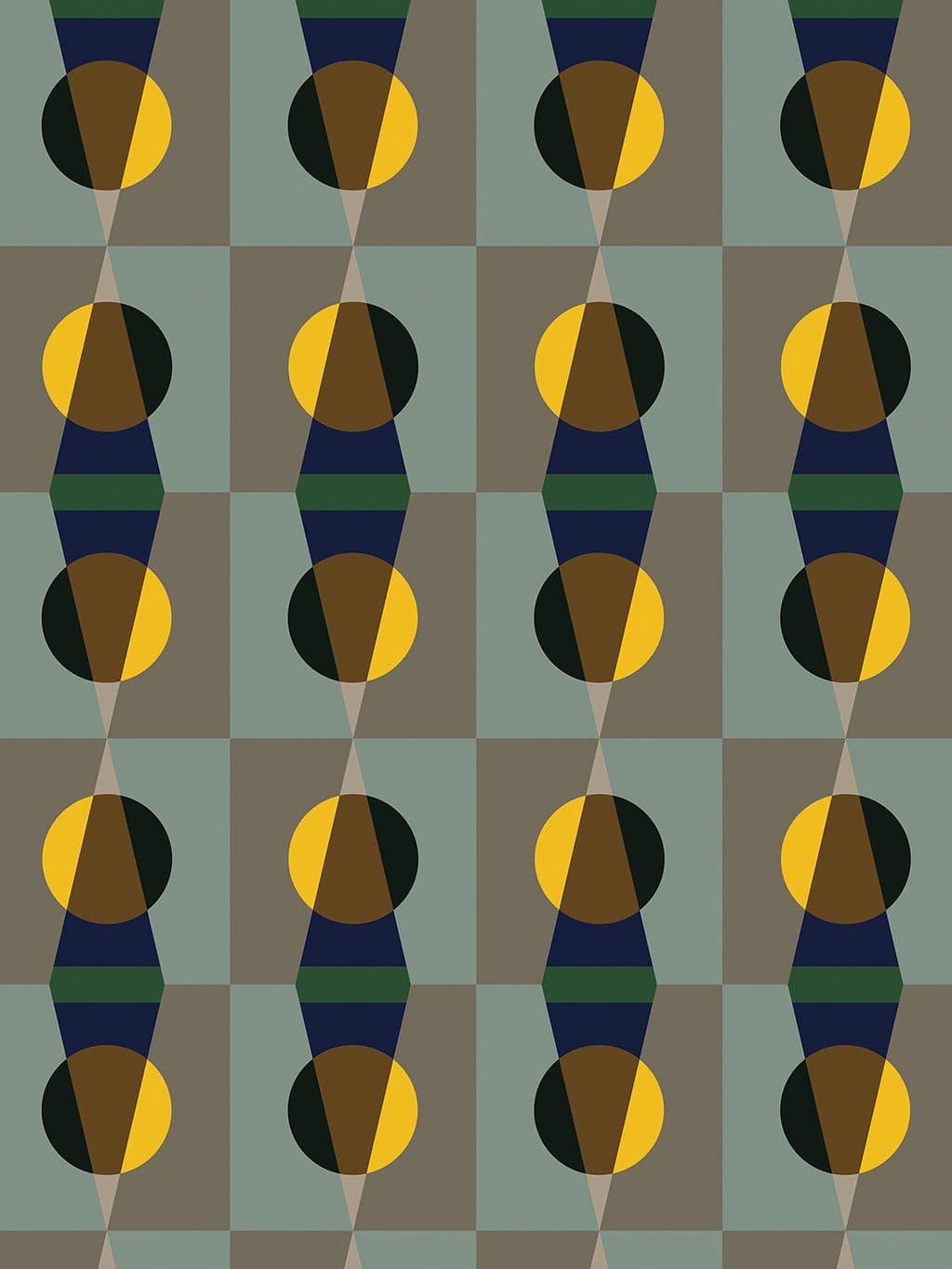 Jupiter10 geometric mid-century modern wallpaper Cairo