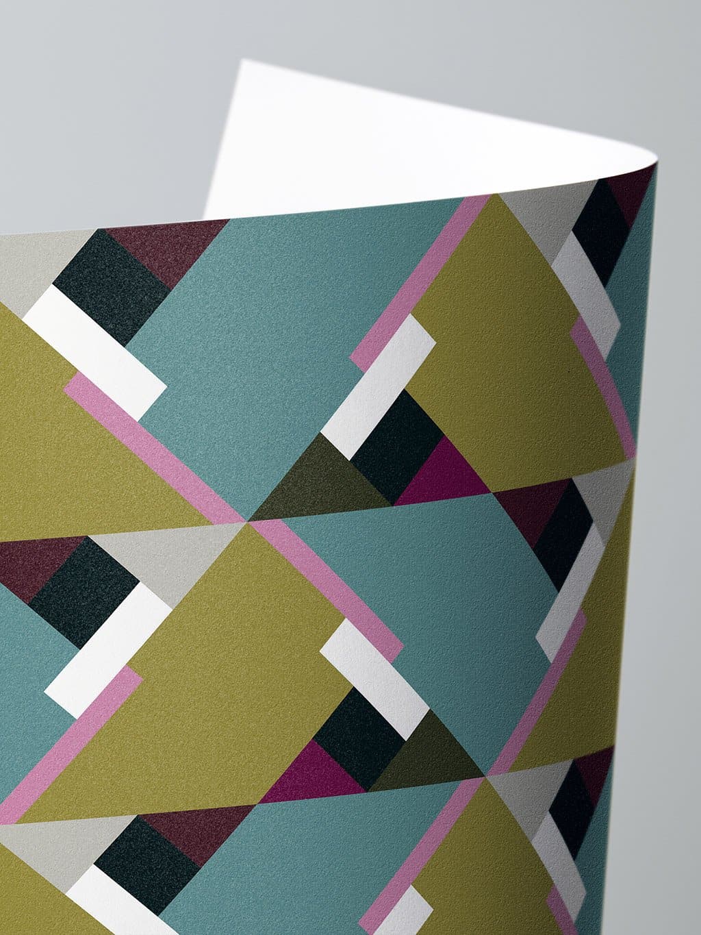 Jupiter10 geometric mid-century modern wallpaper Lima