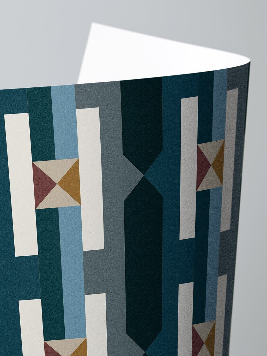 Jupiter10 geometric mid-century modern wallpaper Lombok