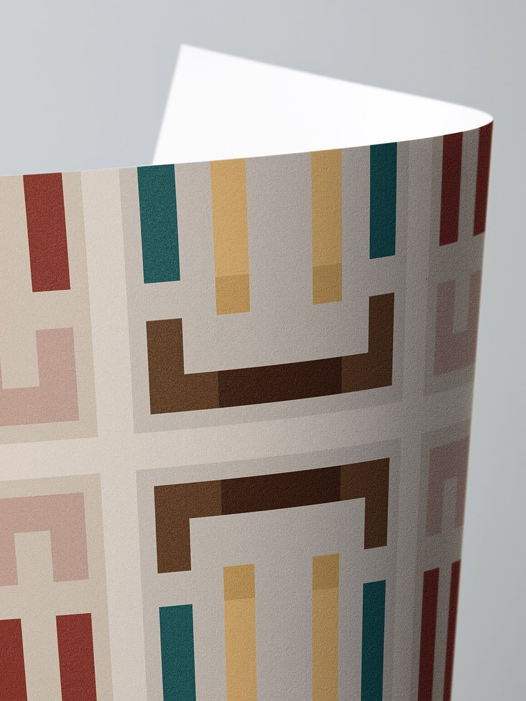 Jupiter10 geometric mid-century modern wallpaper Monaco