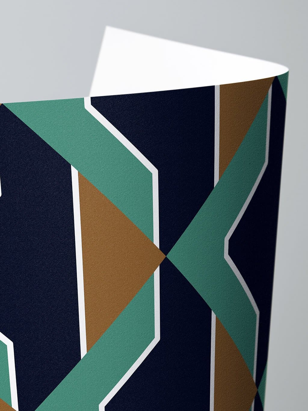 Jupiter10 geometric mid-century modern wallpaper Monza