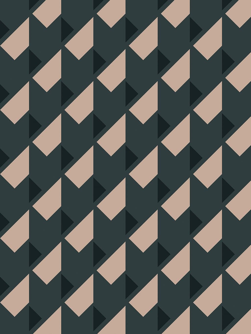 Jupiter10 geometric mid-century modern wallpaper Munich