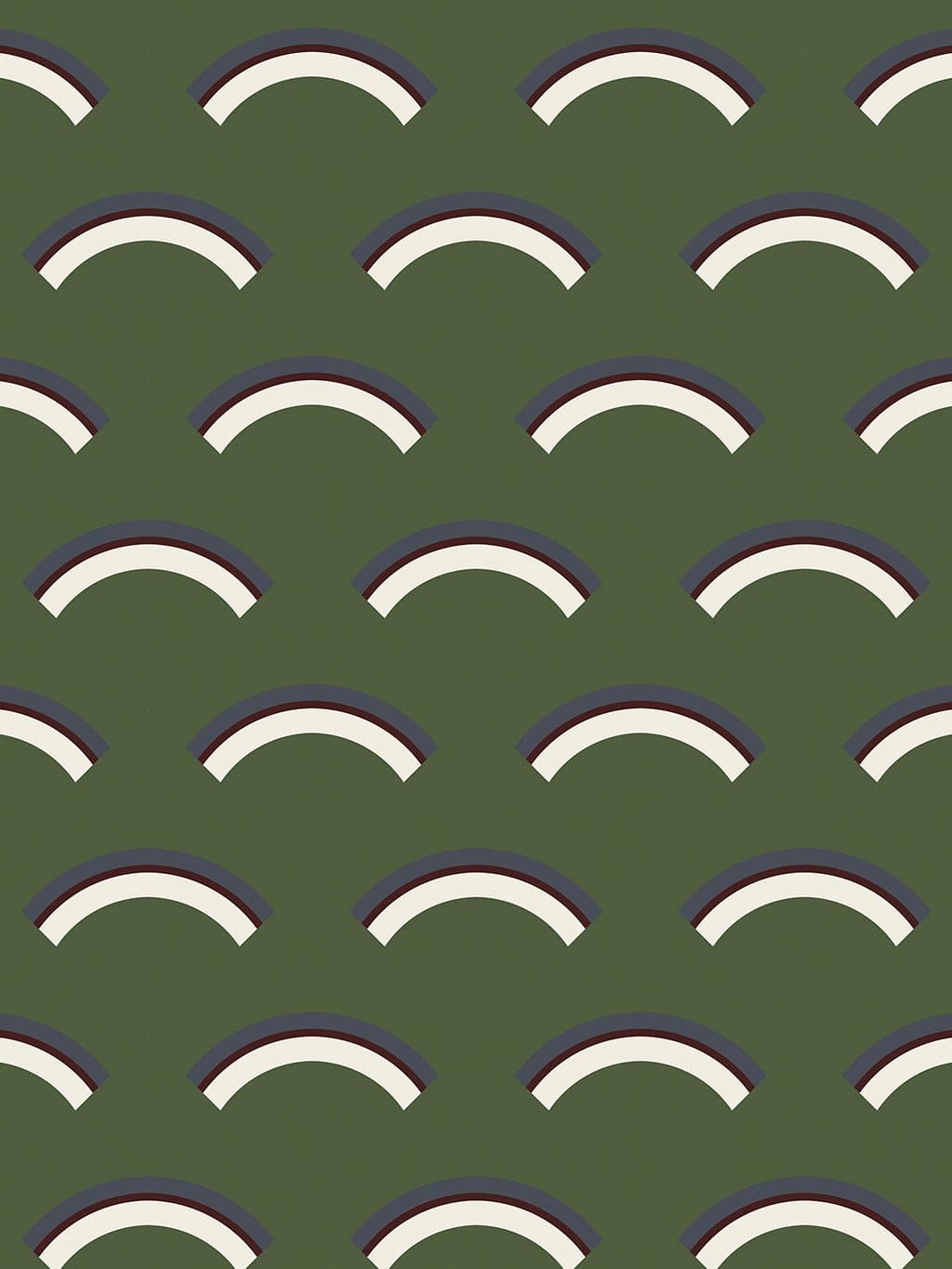 Jupiter10 geometric mid-century modern wallpaper Nassau