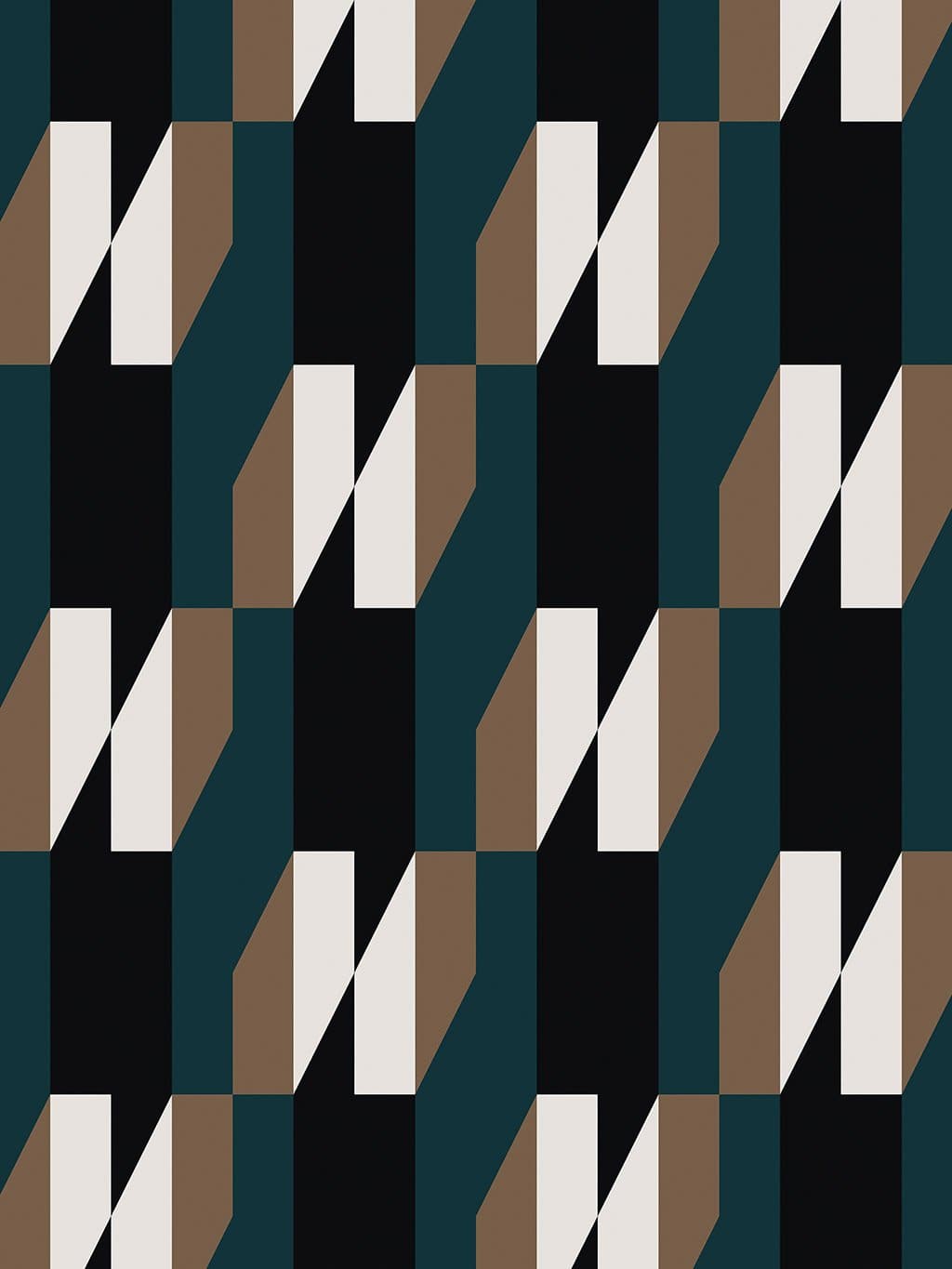 Jupiter10 geometric mid-century modern wallpaper Odessa