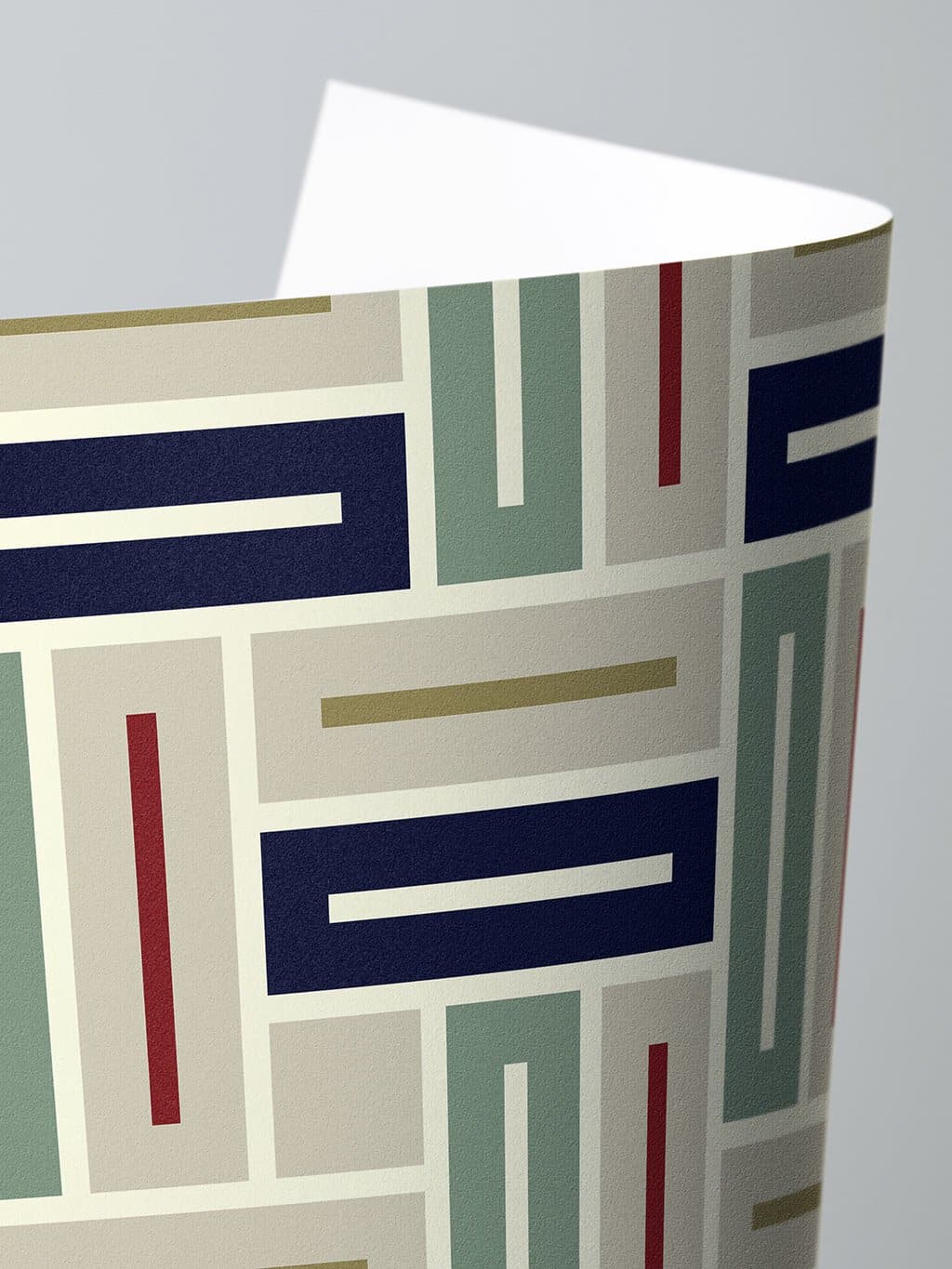 Jupiter10 geometric mid-century modern wallpaper Sapporo