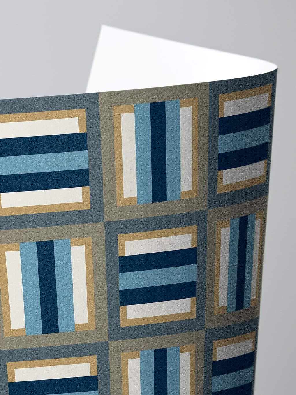 Jupiter10 geometric mid-century modern wallpaper St Ives