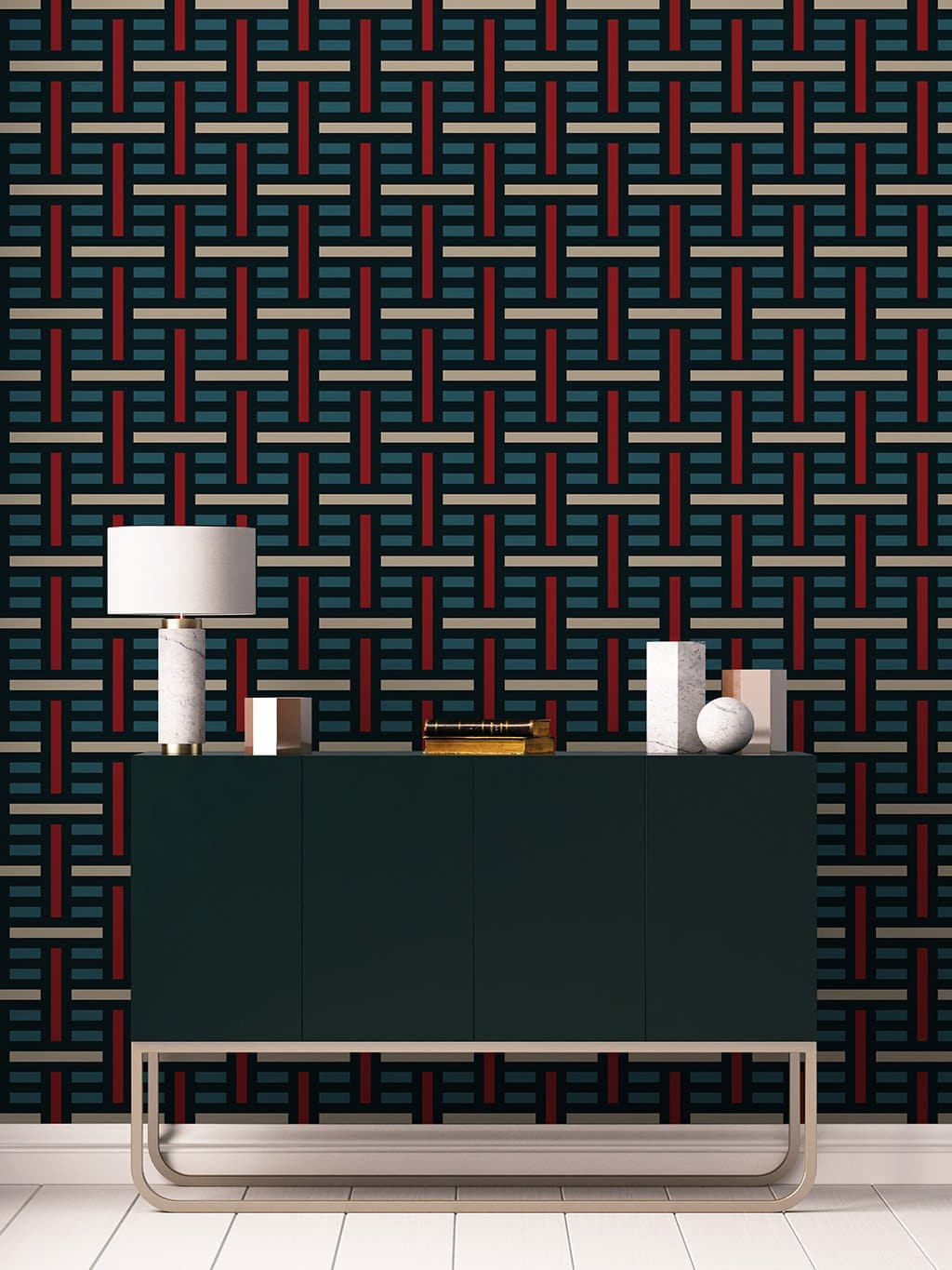 Jupiter10 geometric mid-century modern wallpaper Taipei