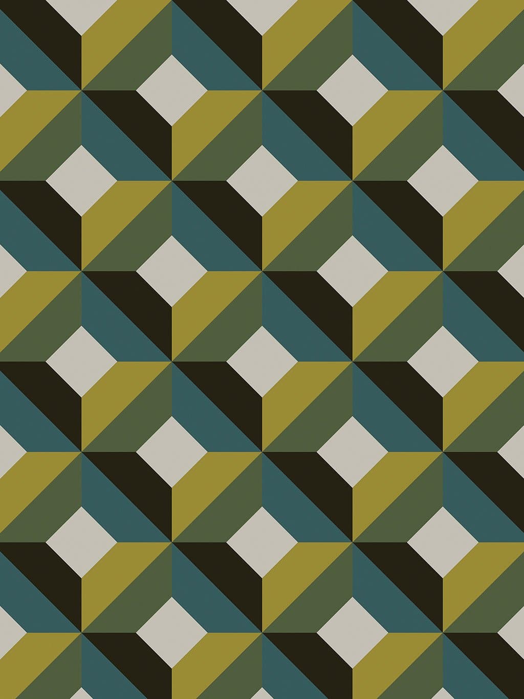 Jupiter10 geometric mid-century modern wallpaper Tallinn