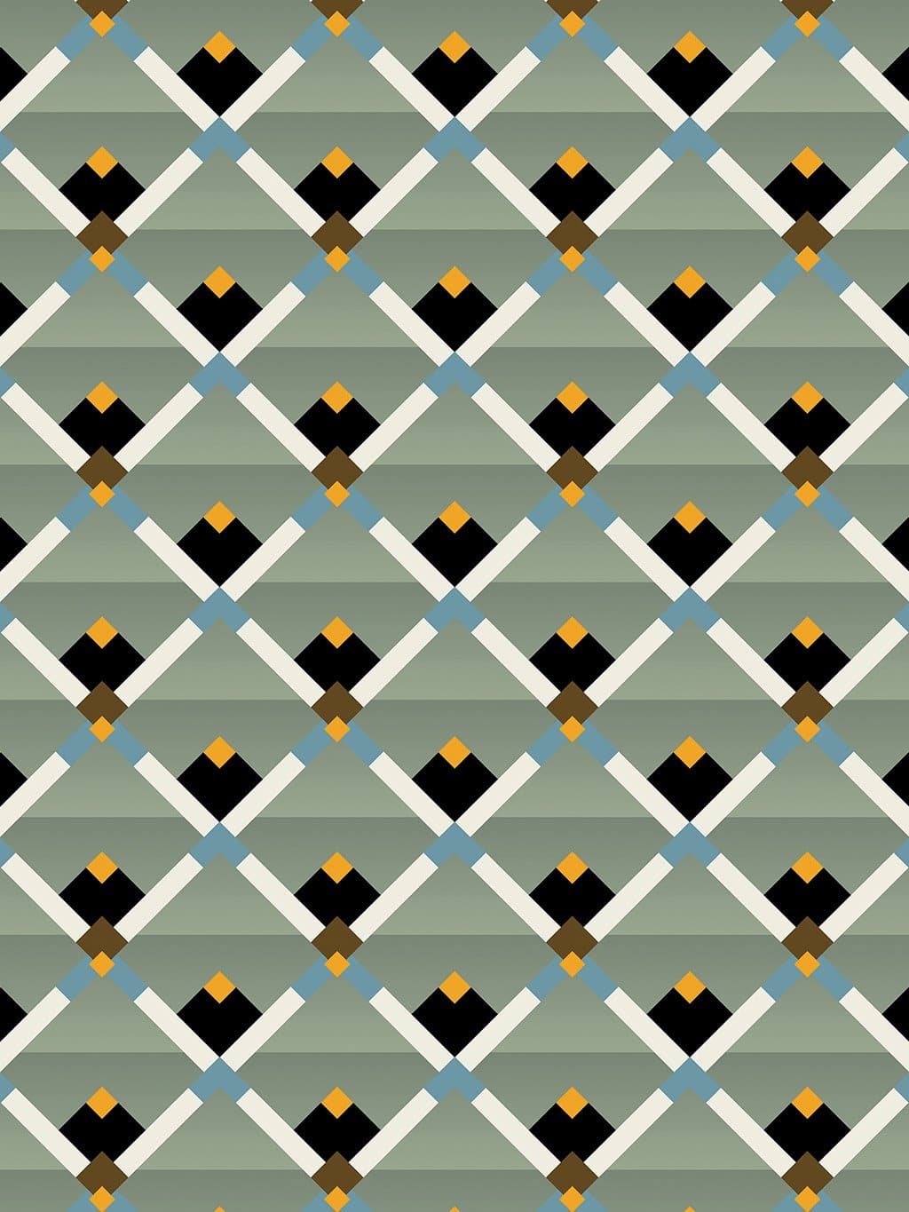 Jupiter10 geometric mid-century modern wallpaper Toulouse