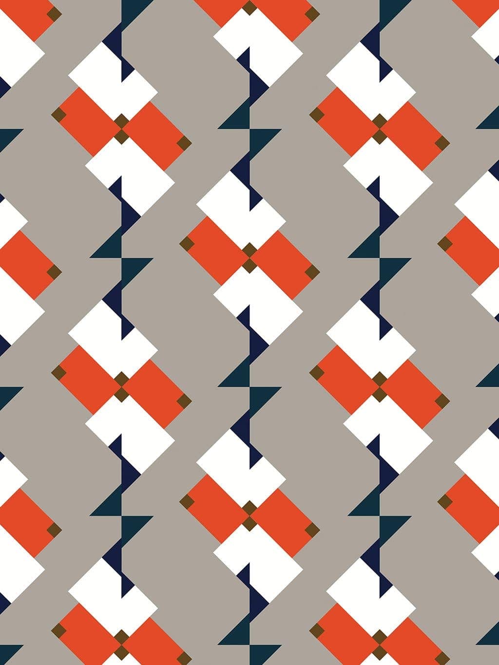 Jupiter10 geometric mid-century modern wallpaper Tulum