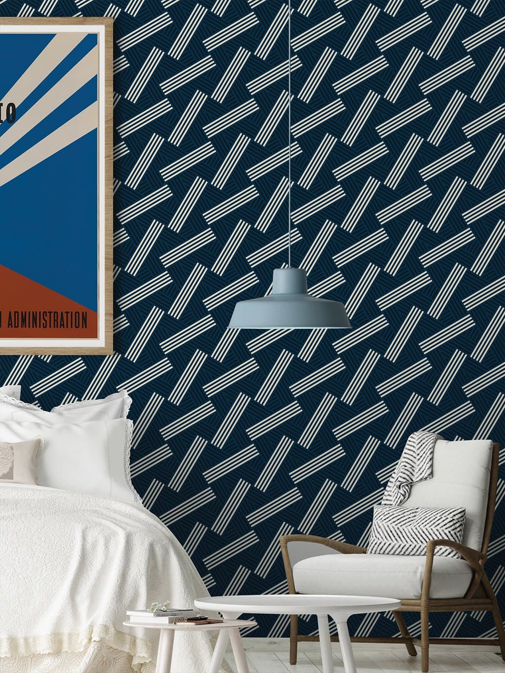 Jupiter10 geometric mid-century modern wallpaper Vancouver