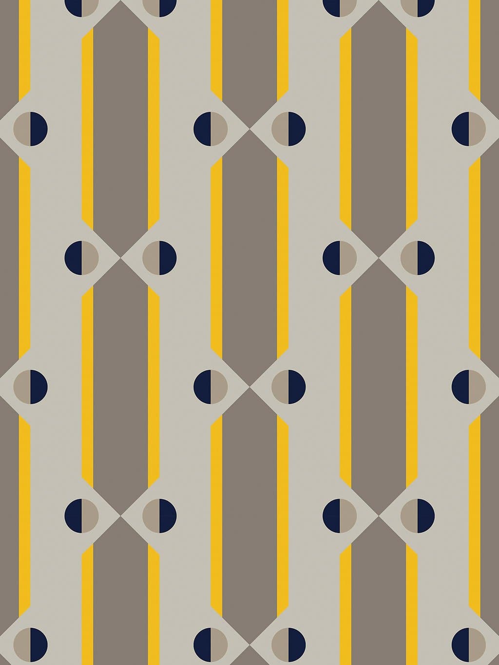 Jupiter10 geometric mid-century modern wallpaper Vienna