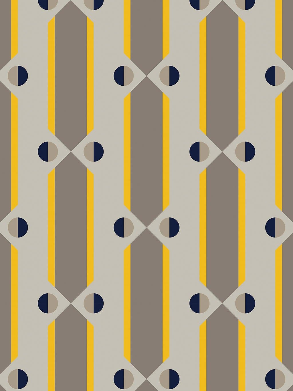 Jupiter10 geometric mid-century modern wallpaper Vienna