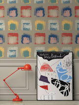 Jupiter10 geometric mid-century modern wallpaper Albers IV
