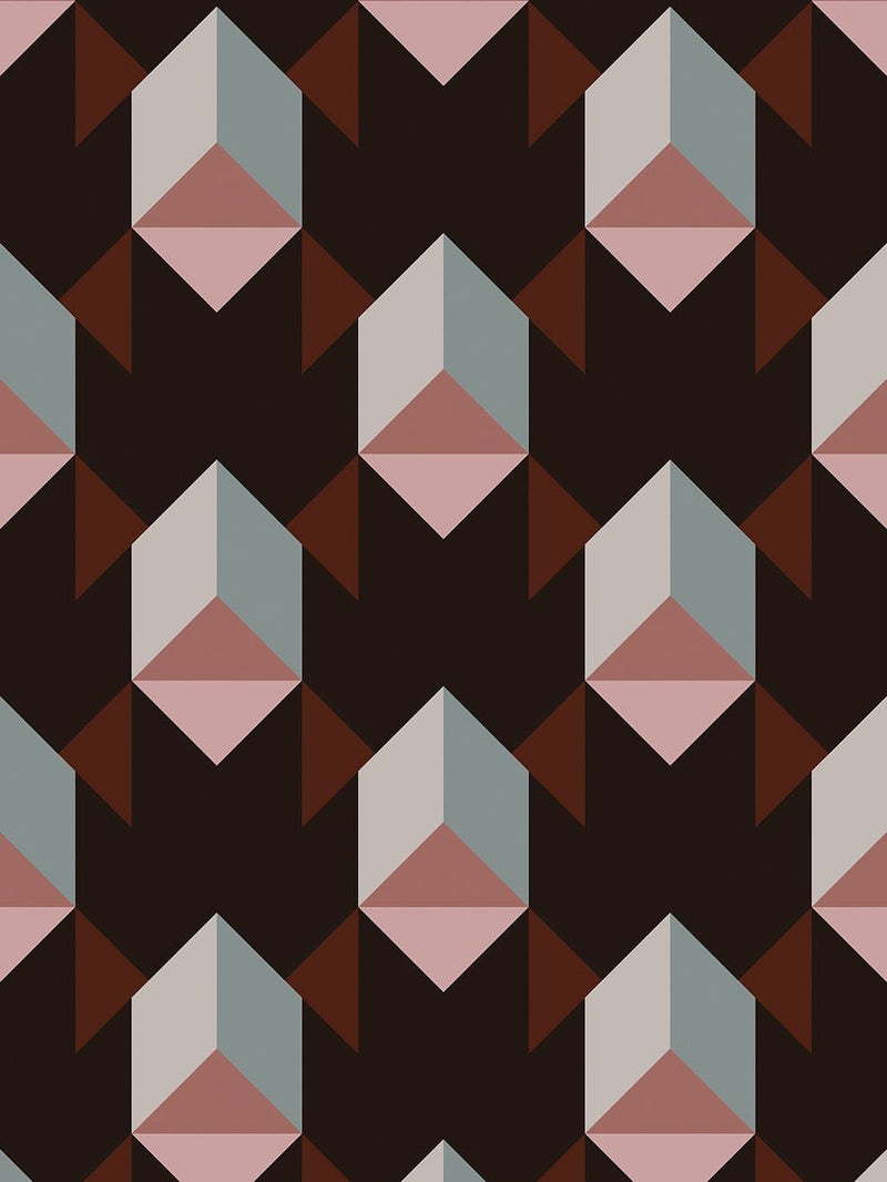 Jupiter10 geometric mid-century modern wallpaper Ankara