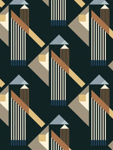 Jupiter10 geometric mid-century modern wallpaper Athens