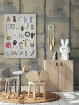 Jupiter10 geometric mid-century modern wallpaper Boecker III