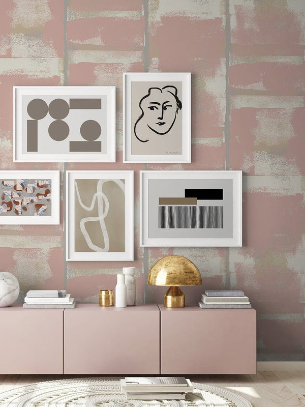 Jupiter10 geometric mid-century modern wallpaper Boecker V