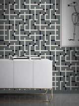 Jupiter10 geometric mid-century modern wallpaper Brooklyn