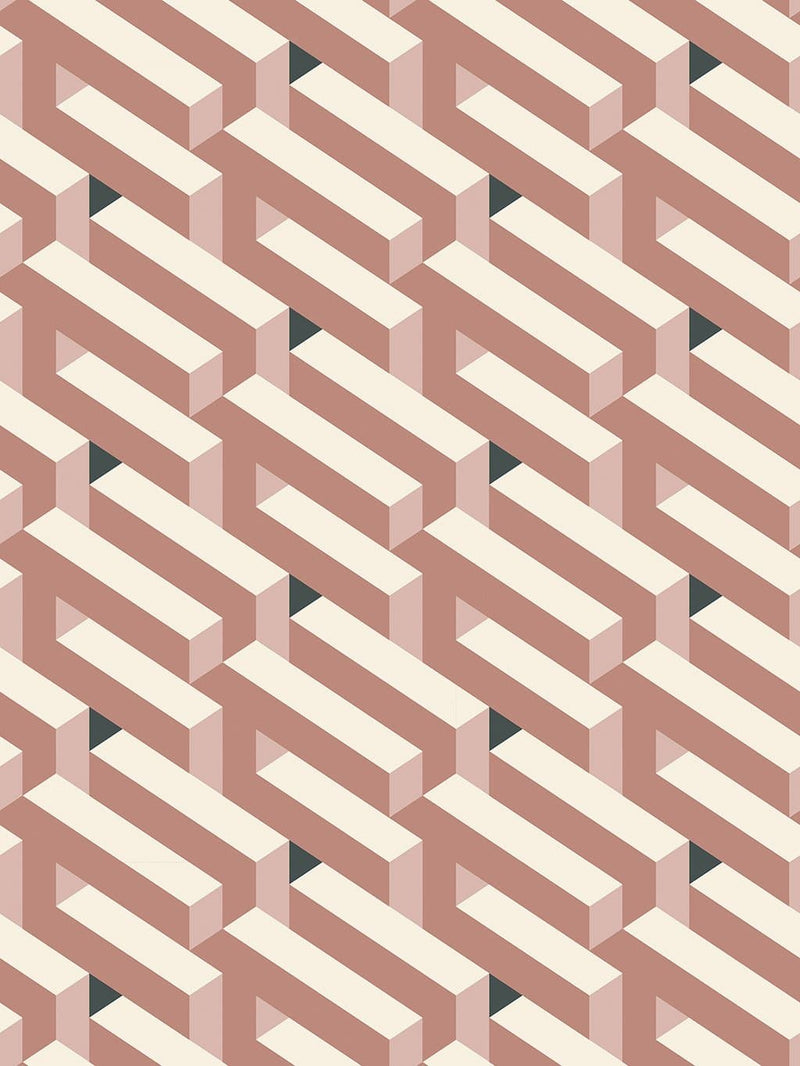 Jupiter10 geometric mid-century modern wallpaper Buenos Aires