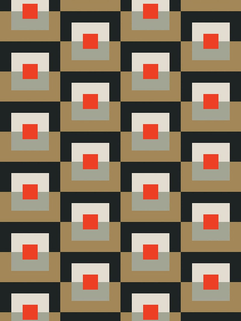 Jupiter10 geometric mid-century modern wallpaper Cordoba