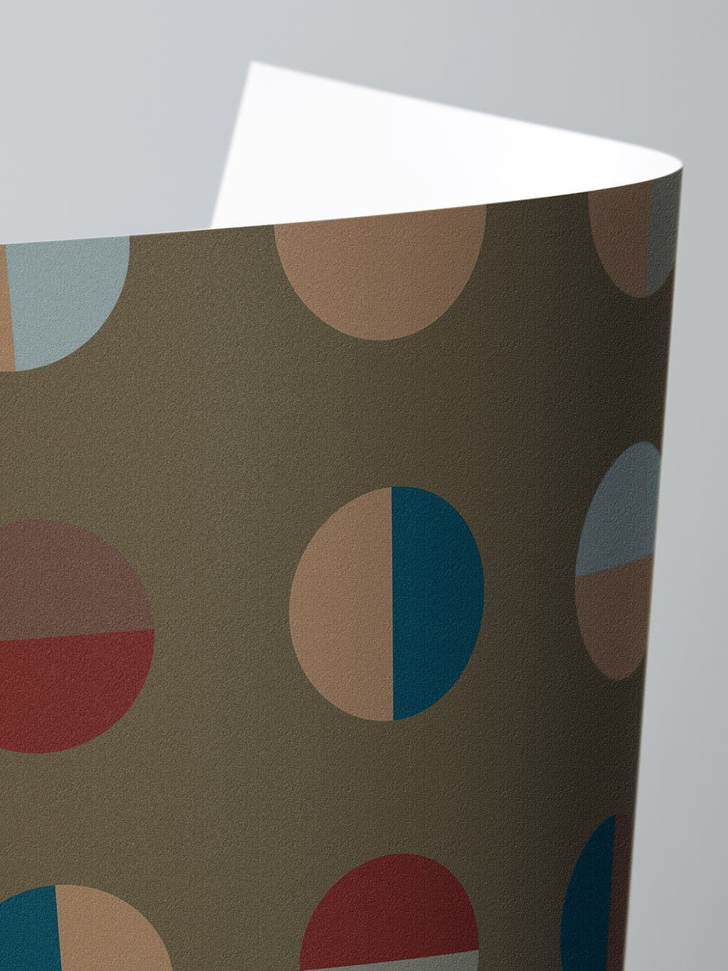 Jupiter10 geometric mid-century modern wallpaper Dakar