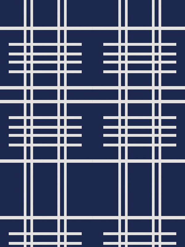 Jupiter10 geometric mid-century modern wallpaper Delft