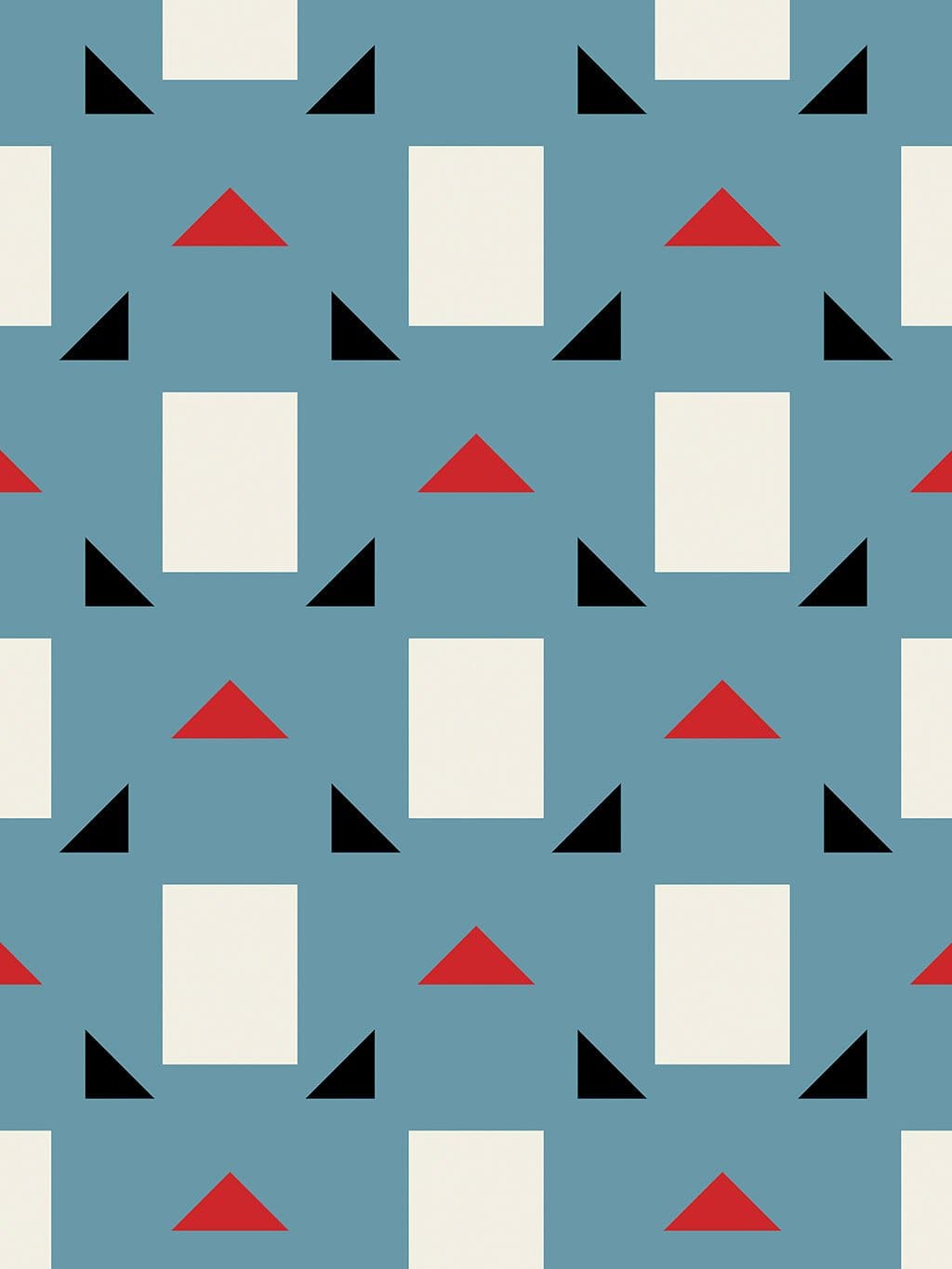 Jupiter10 geometric mid-century modern wallpaper Detroit