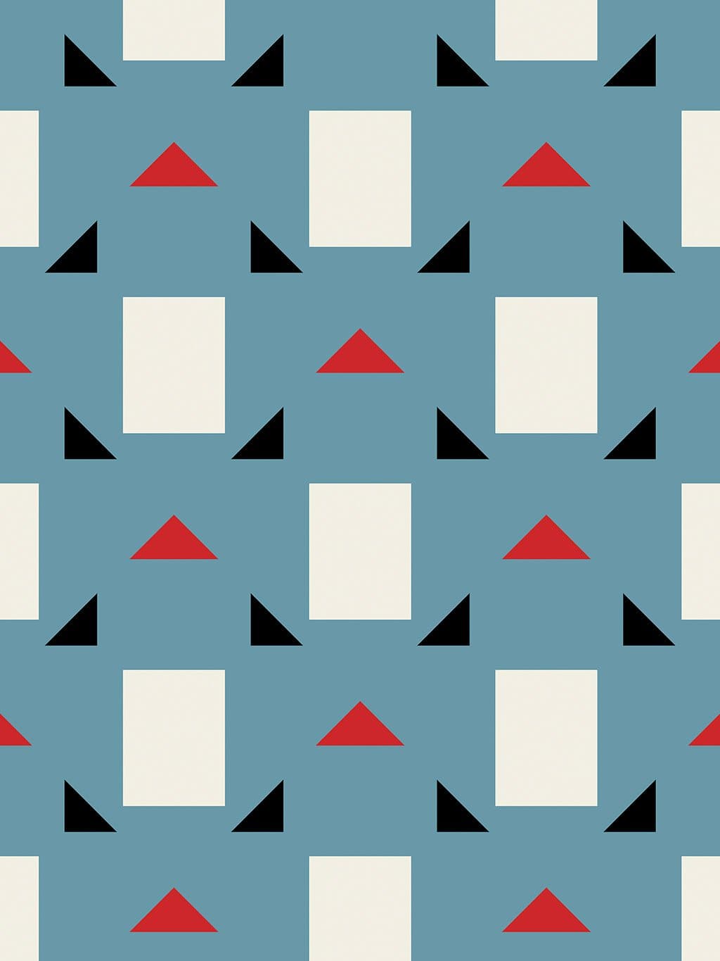 Jupiter10 geometric mid-century modern wallpaper Detroit