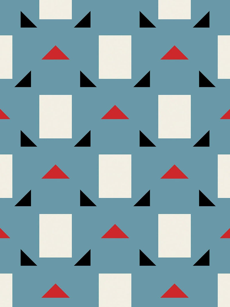 Jupiter10 geometric mid-century modern wallpaper Detroit