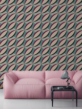 Jupiter10 geometric mid-century modern wallpaper Hanoi