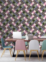 Jupiter10 geometric mid-century modern wallpaper Havana