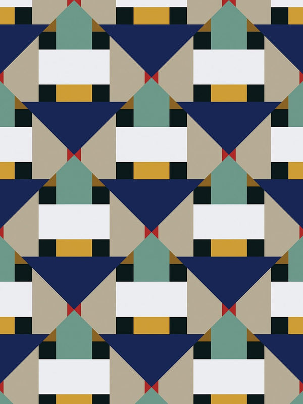 Jupiter10 geometric mid-century modern wallpaper Innsbruck