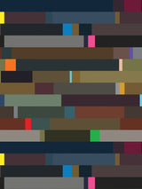 Jupiter10 geometric mid-century modern wallpaper Keiko