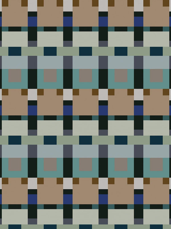 Jupiter10 geometric mid-century modern wallpaper Lhasa