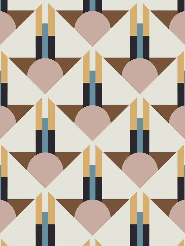 Jupiter10 geometric mid-century modern wallpaper Miami