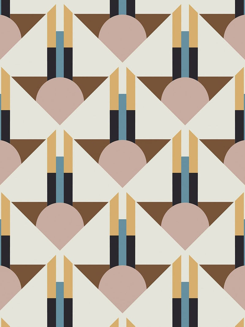 Jupiter10 geometric mid-century modern wallpaper Miami