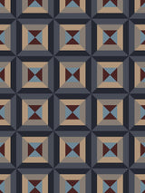 Jupiter10 geometric mid-century modern wallpaper Oxford