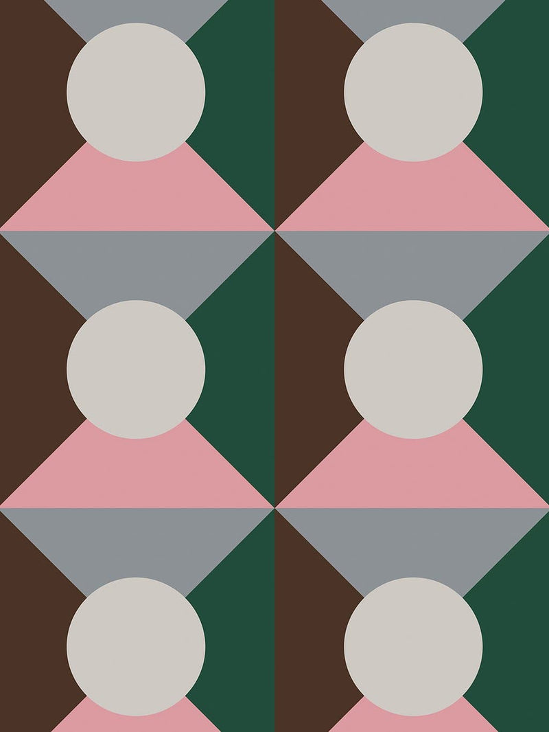 Jupiter10 geometric mid-century modern wallpaper Paris