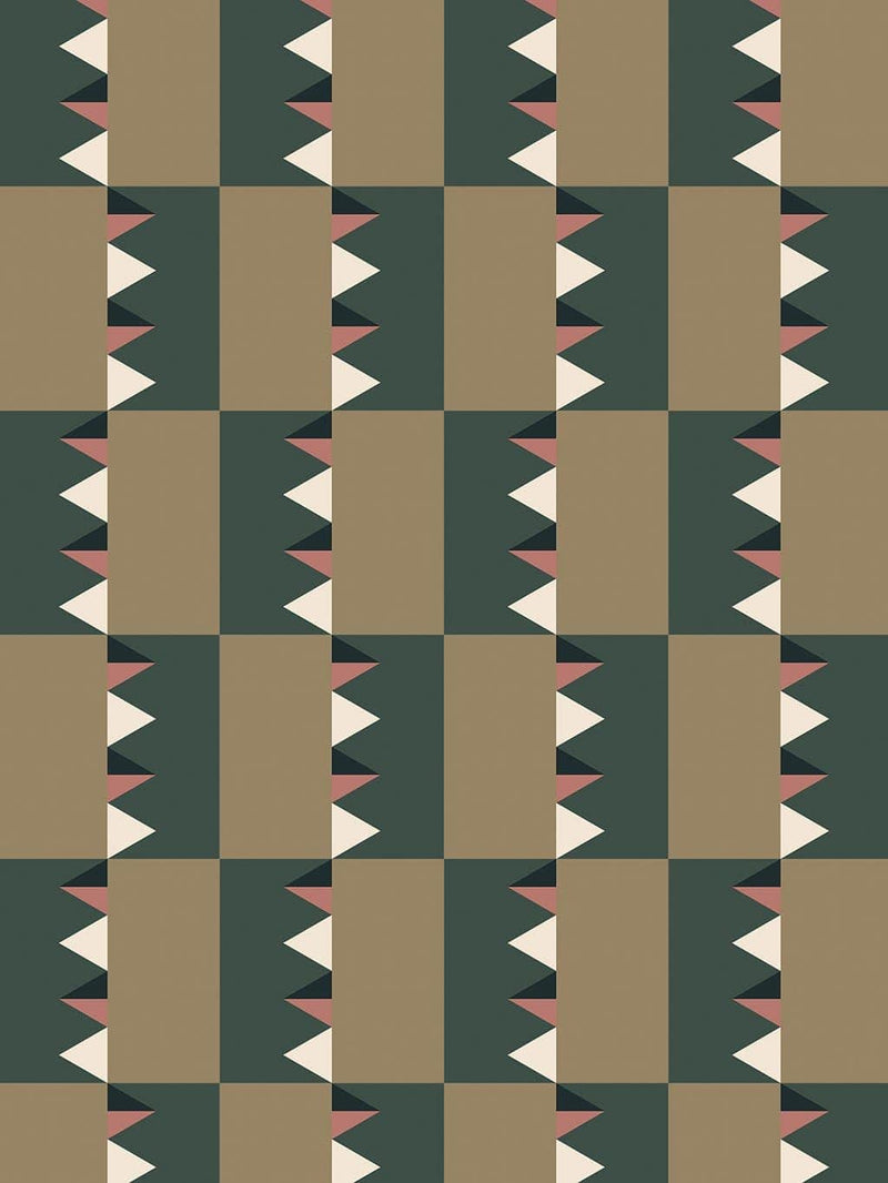 Jupiter10 geometric mid-century modern wallpaper Phoenix