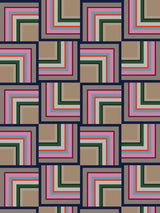 Jupiter10 geometric mid-century modern wallpaper Quito