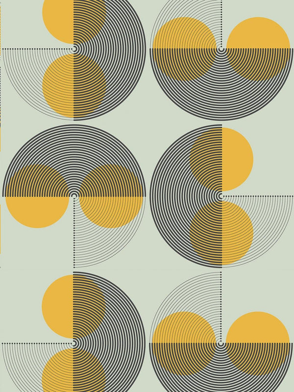 Jupiter10 geometric mid-century modern wallpaper San Francisco