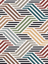 Jupiter10 geometric mid-century modern wallpaper Sao Paulo