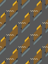 Jupiter10 geometric mid-century modern wallpaper Siena