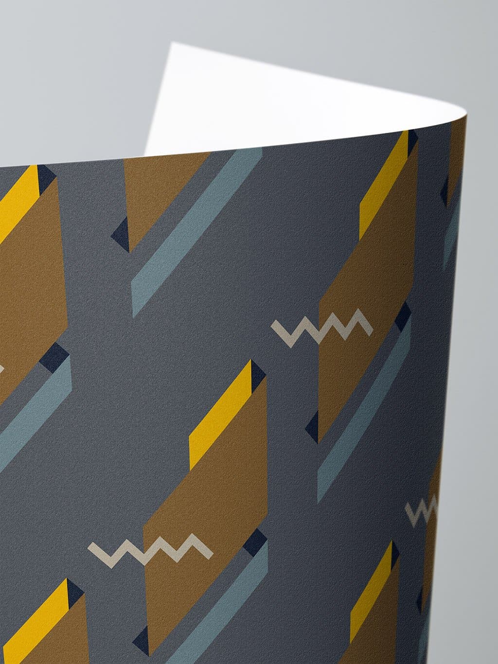 Jupiter10 geometric mid-century modern wallpaper Siena