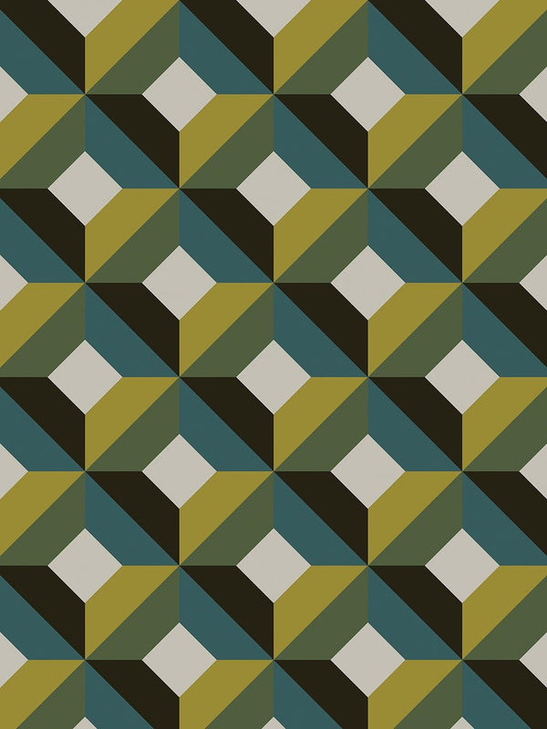 Jupiter10 geometric mid-century modern wallpaper Tallinn